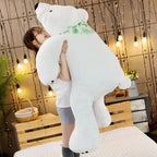 Grand Ours en Peluche Blanc - vue 2
