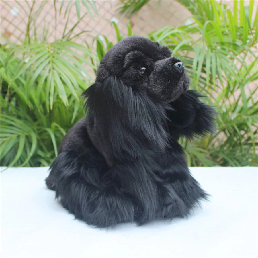 Peluche Cavalier King Charles Noir - vue 3