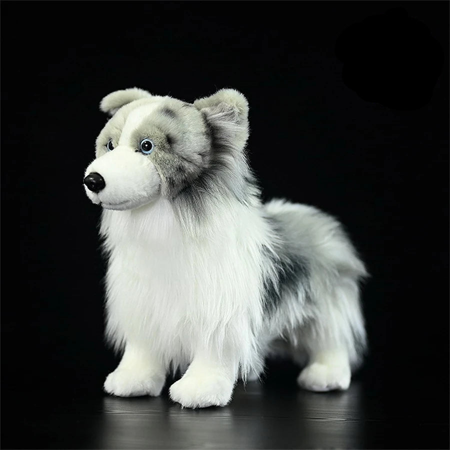 Peluche Border Collie Merle - vue 3