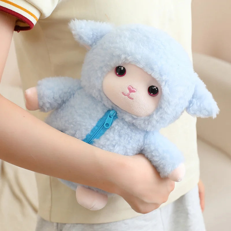 Adorable Mouton en Peluche avec Vêtements - vue 3