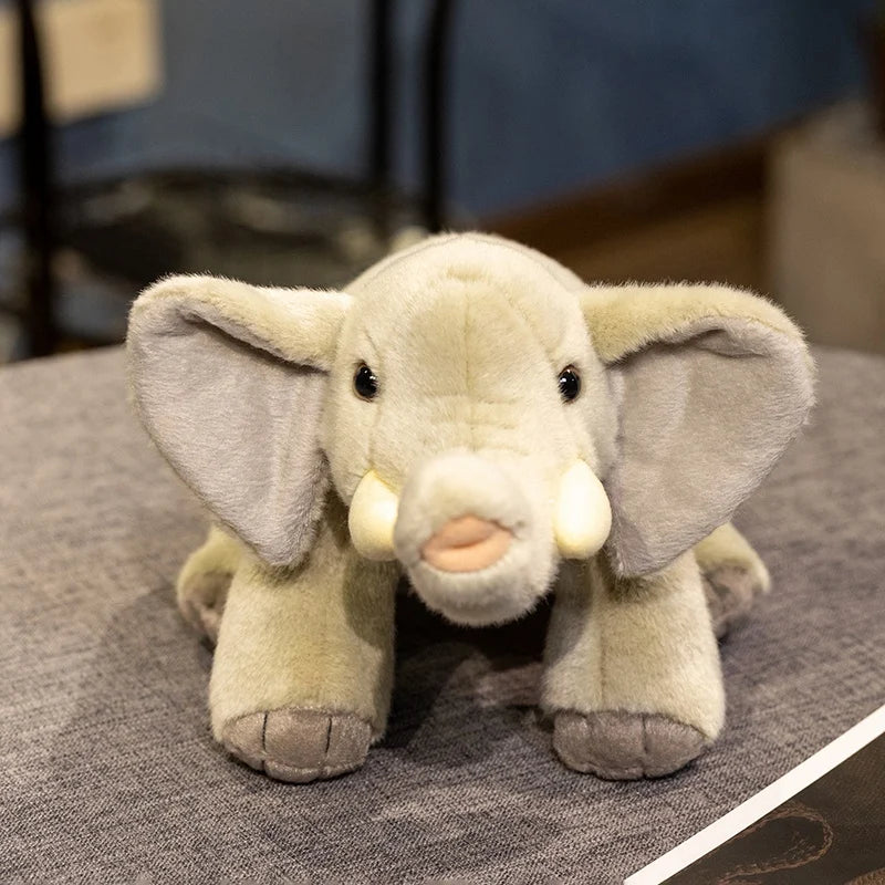 Peluche Éléphant Gris 35 Cm - vue 4
