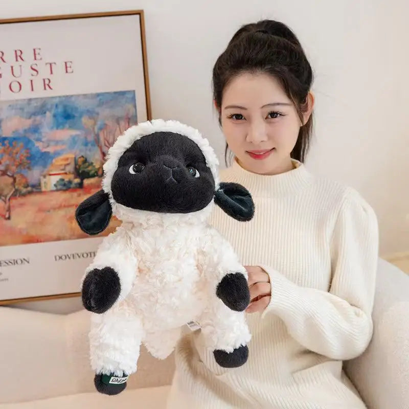 Doudou Mouton Noir et Blanc - vue 2