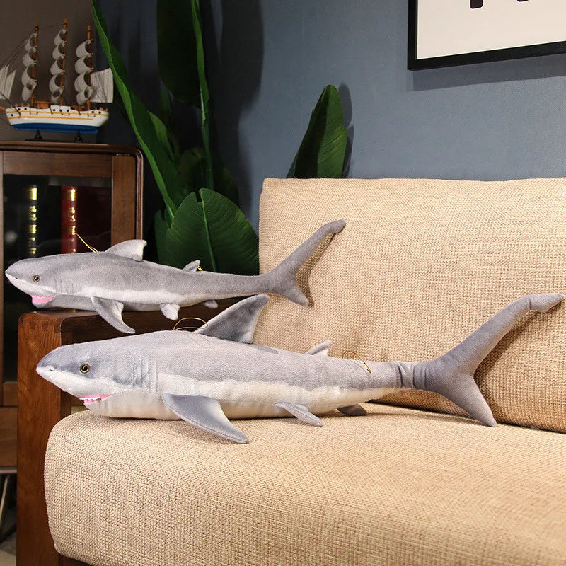 Peluche Requin Blanc Réaliste - vue 3