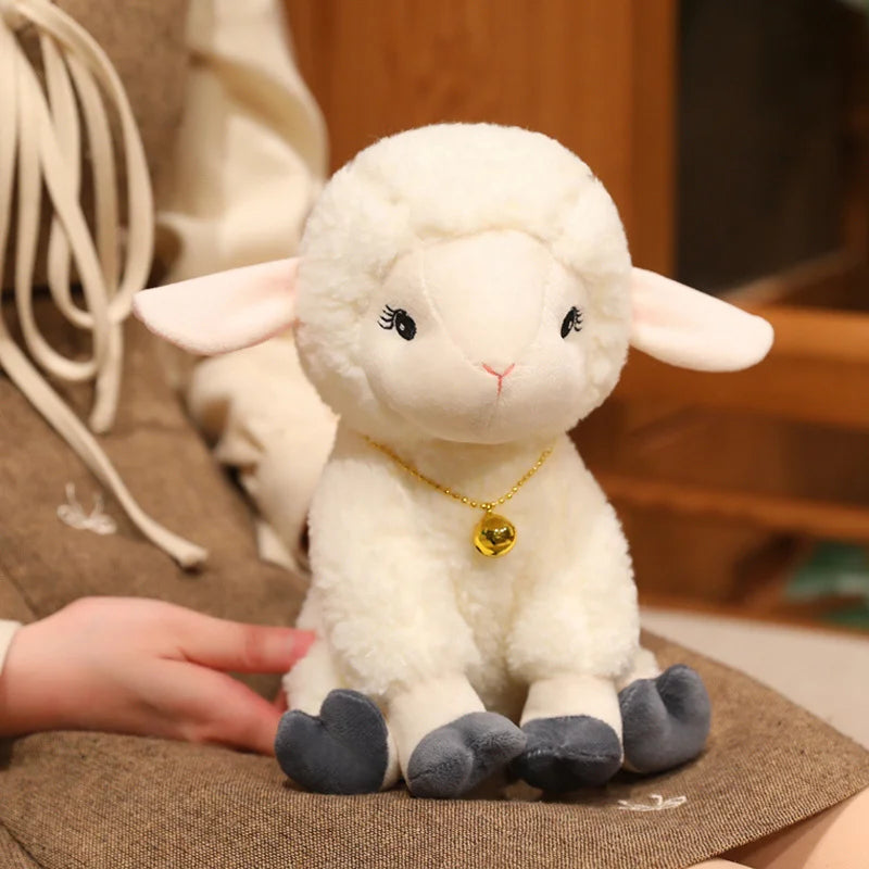 Petit Mouton Peluche avec Clochette - vue 6