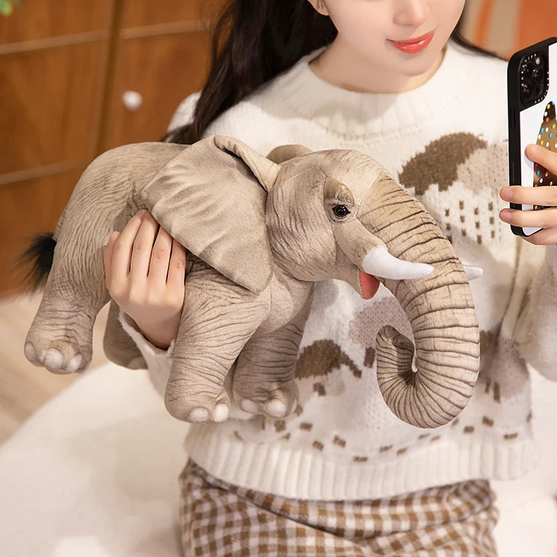 Peluche Éléphant Réaliste - vue 3