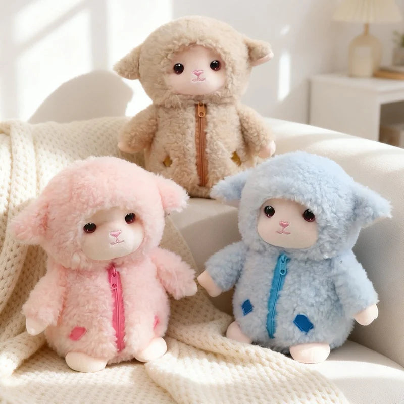 Adorable Mouton en Peluche avec Vêtements - vue 2