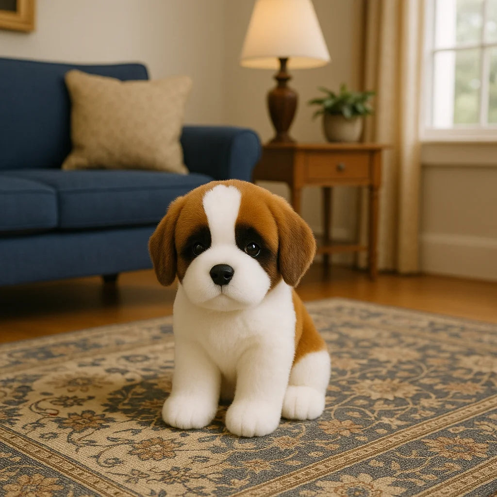 Peluche Chien Saint Bernard - vue 2