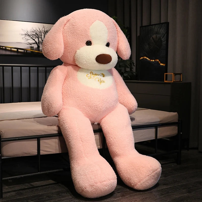 Peluche Chien Rose - vue 2