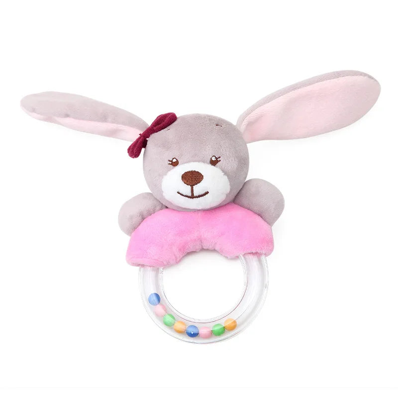 Hochet Peluche Animal et Plastique - vue 5