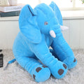 Peluche Éléphant Bleu Assis Classique - vue 2