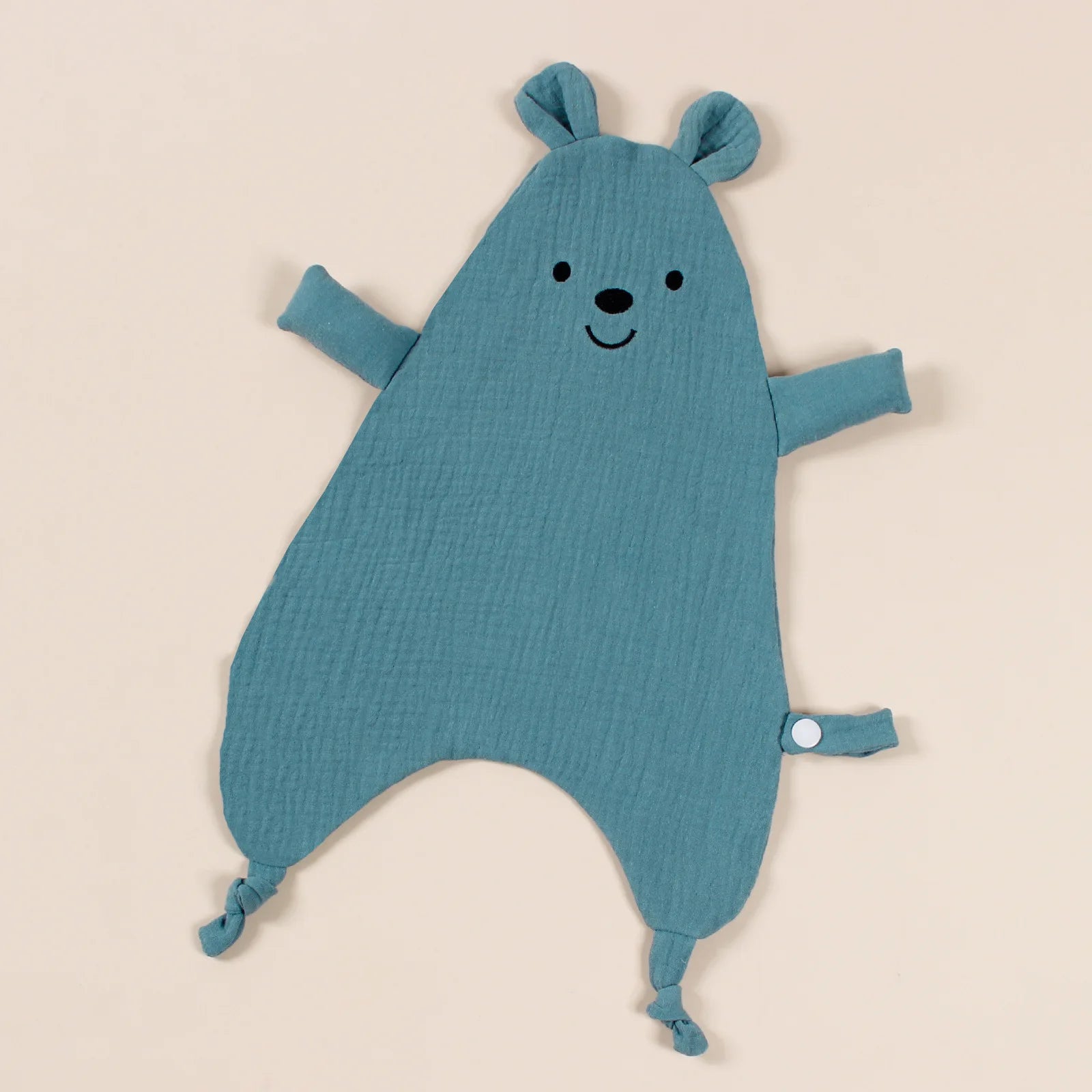 Doudou Plat Ourson en Coton - Multiples Couleurs - vue 17