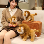 Petit Lion Réaliste en Peluche - vue 5