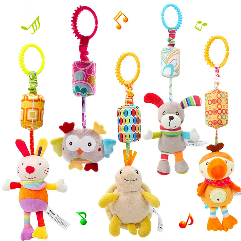 Doudou Hochet Multi Couleurs Suspendue - vue 2