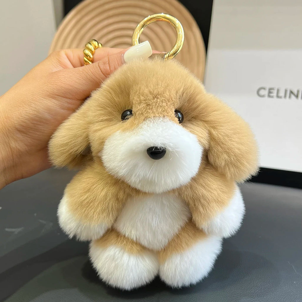 Porte Clé Chien Peluche - vue 2