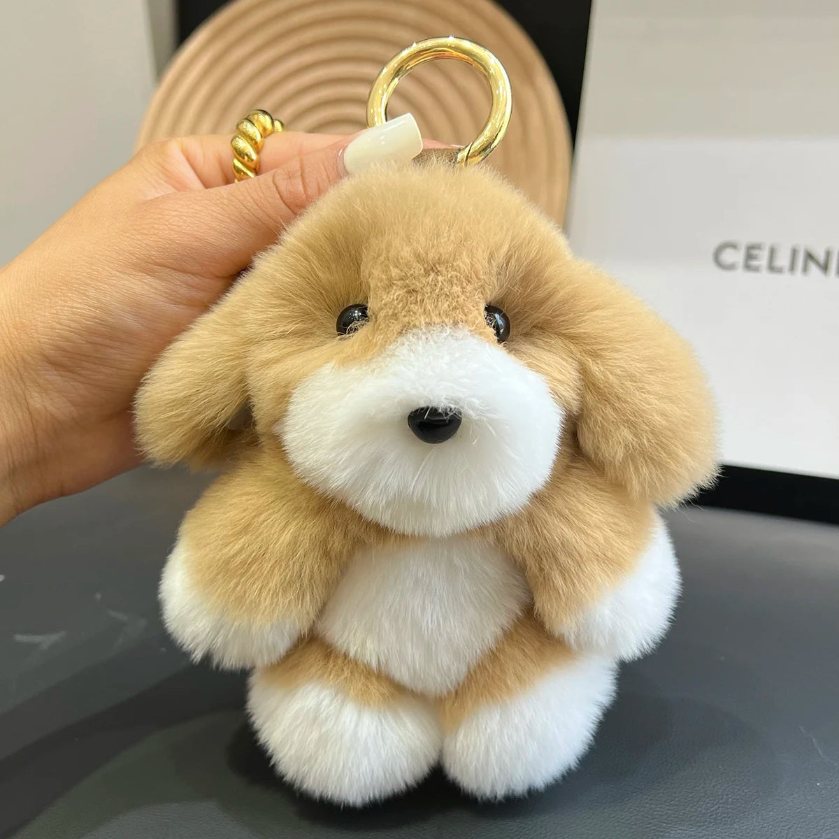 Porte Clé Chien Peluche - vue 2