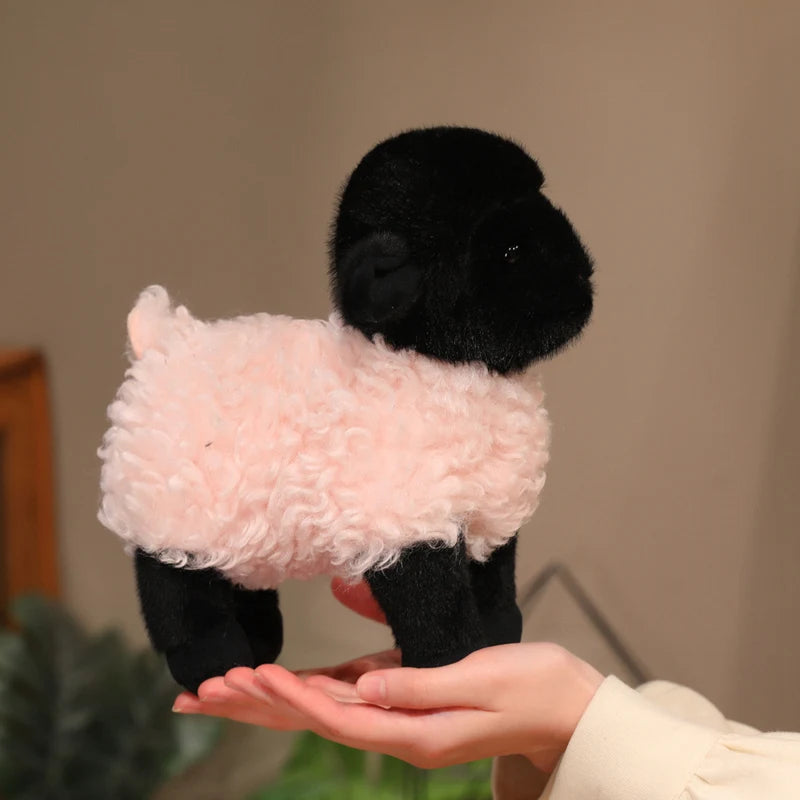 Peluche Agneau Noir avec Fourrure - vue 4