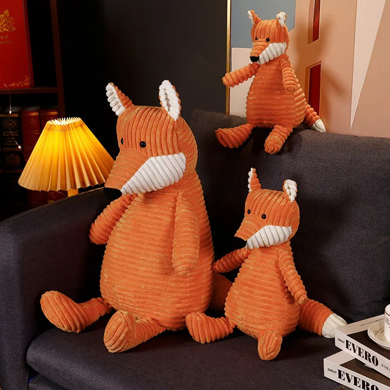 Renard Peluche Design Ondulé - vue 3
