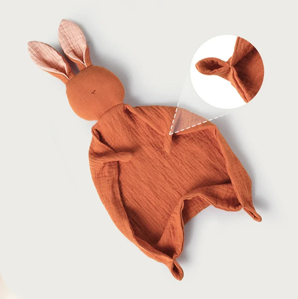 Doudou Lange Lapin - Multiples Couleurs - vue 2