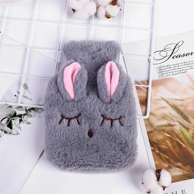 Bouillotte Fourrure Lapin Qui Dort - vue 5