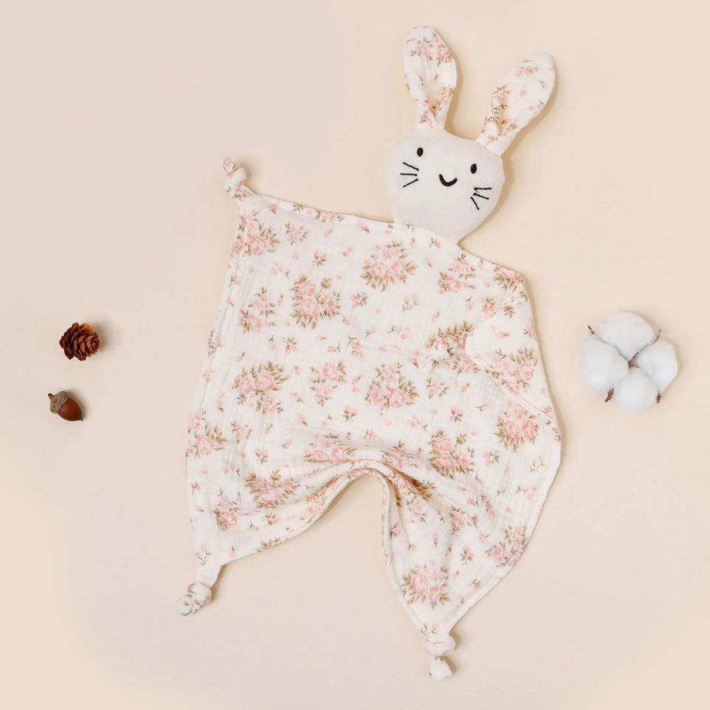 Doudou Lange Lapin - Motifs Fleural - vue 4