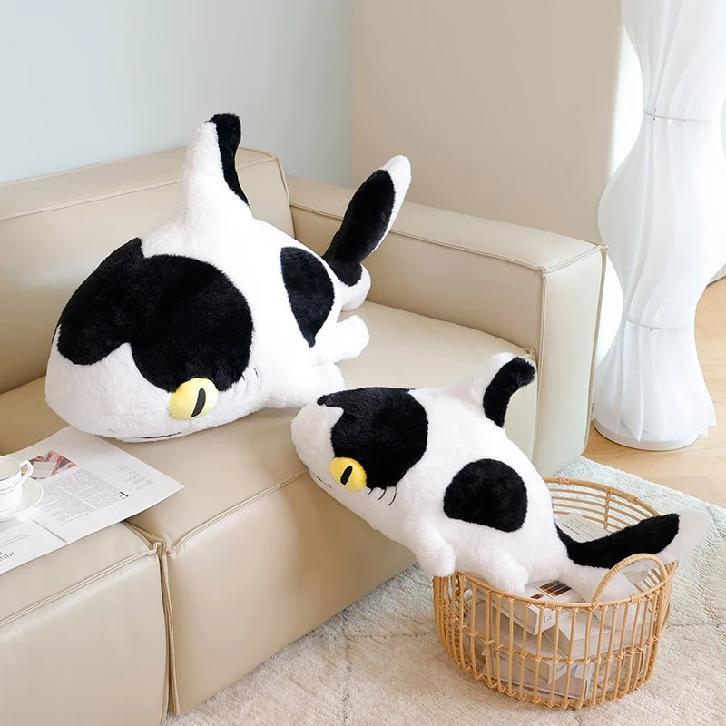 Peluche Requin Blanc et Noir Tacheté - vue 4
