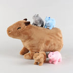 Peluche Capybara Réaliste avec Enfants - vue 2