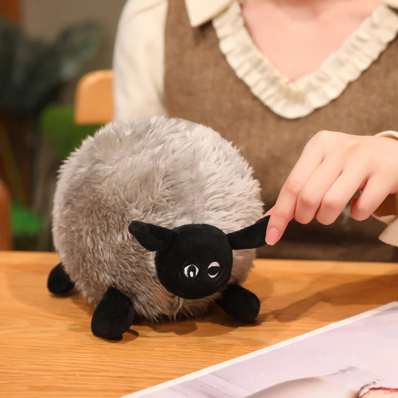 Peluche Petit Mouton Boule Gris - vue 3
