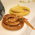 Serpent en Peluche Réaliste - vue 3