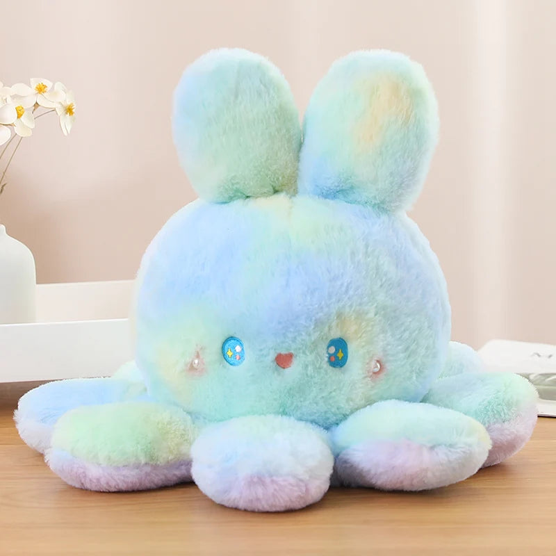 Peluche Pieuvre Reversible Multicolore - vue 3