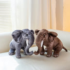 Doudou Éléphant Réaliste Assis - vue 4