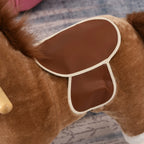 Cheval a Bascule en Peluche Marron - vue 8