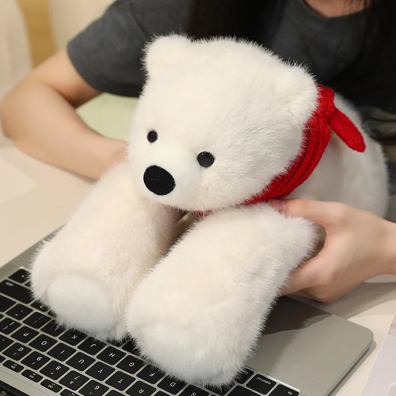 Ours Polaire en Peluche Blanc - vue 5