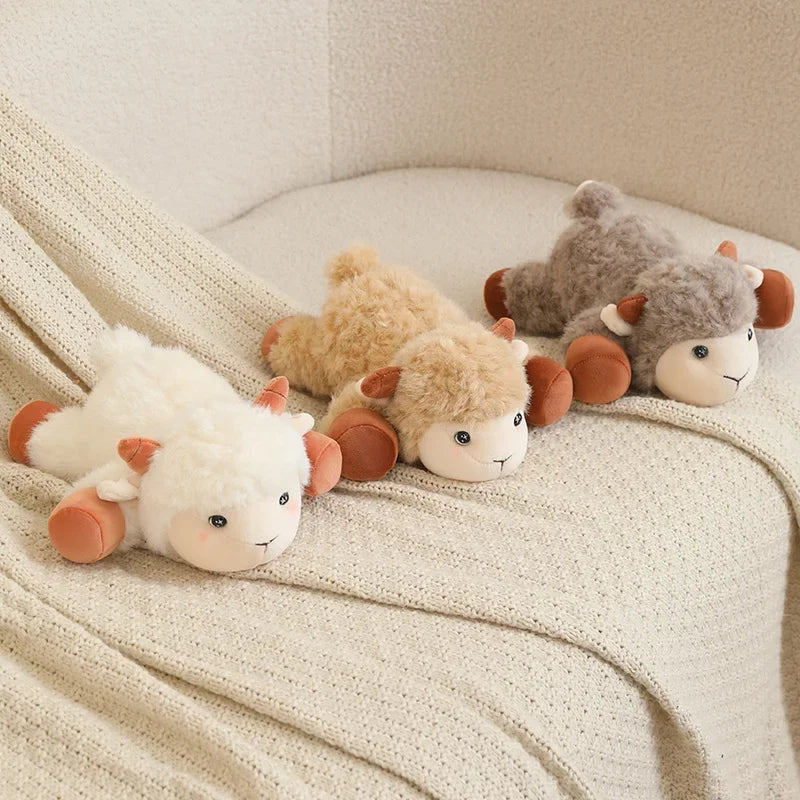 Doudou Mouton Couché - Doux et Mignon - vue 5