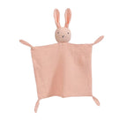 Doudou en Mousseline de Coton de Lapin - Rose - vue 4