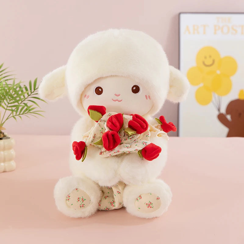 Peluche Mouton avec Bouquet de Fleurs - vue 8