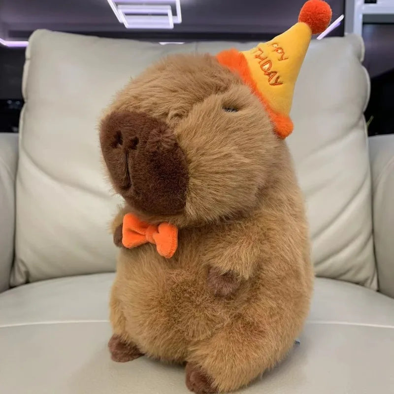 Peluche Capybara Happy Birthday - vue 2