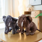 Doudou Éléphant Réaliste Assis - vue 5
