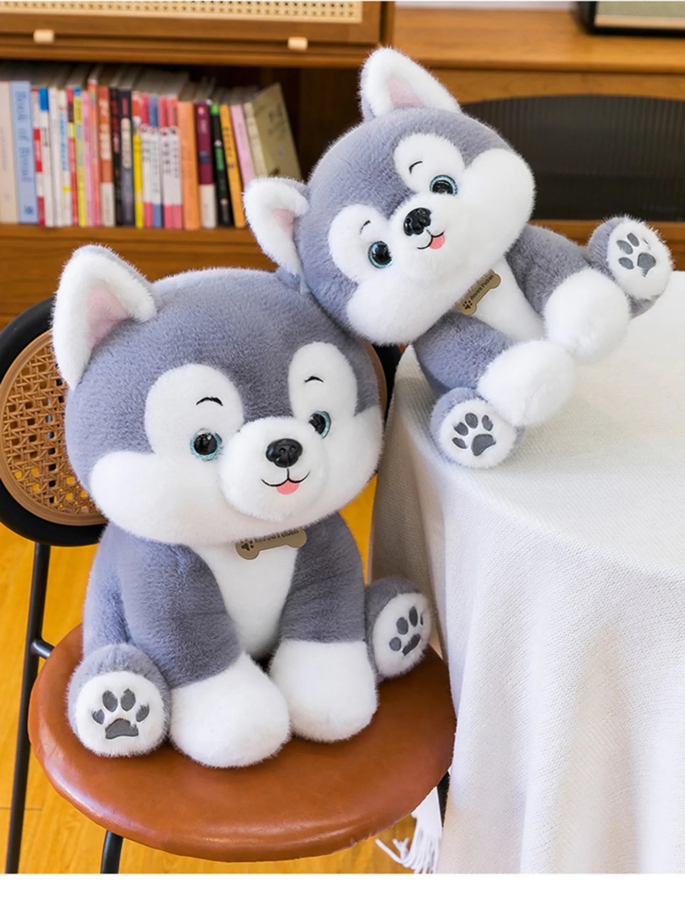 Doudou Husky Bébé - vue 2