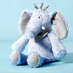 Peluche Éléphant Bleu Mignon - vue 3