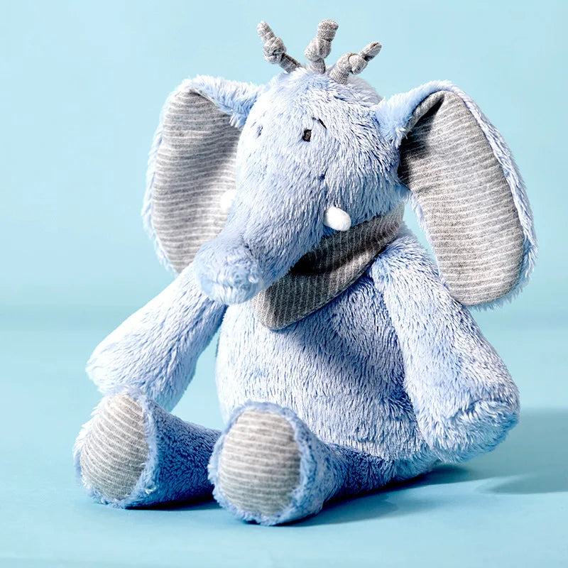 Peluche Éléphant Bleu Mignon - vue 3