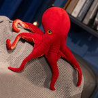 Peluche Pieuvre Rouge - vue 3