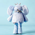 Peluche Éléphant Bleu Mignon - vue 5