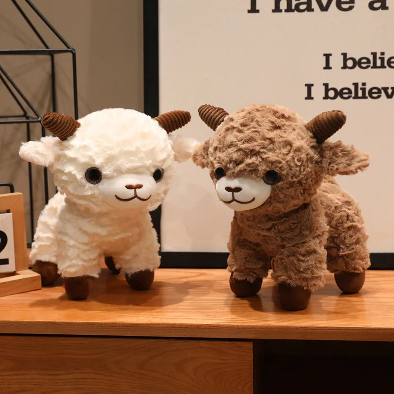 Peluche Mouton Petite Cornes - 25 Cm - vue 2