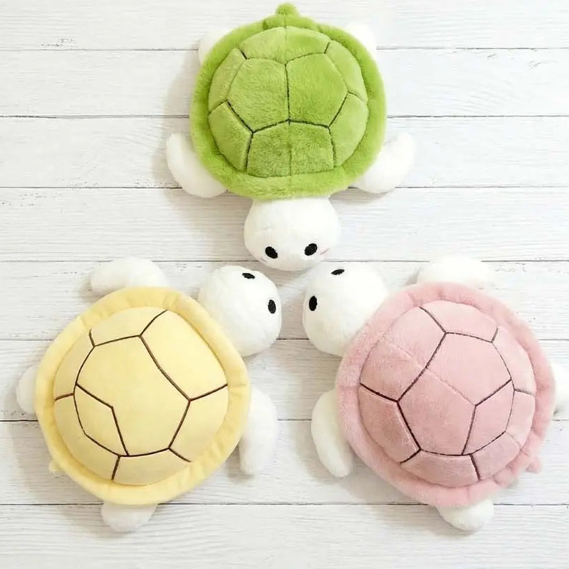 Peluche Tortue Blanche Mignonne - vue 2