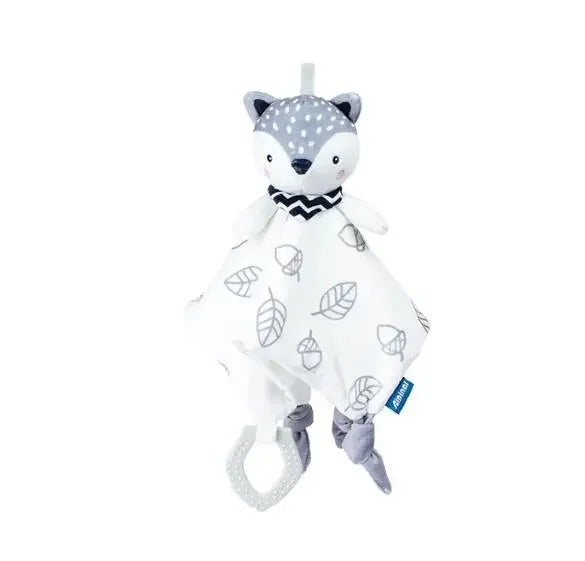 Doudou Plat D'éveil Renard - Blanc et Gris - vue 2