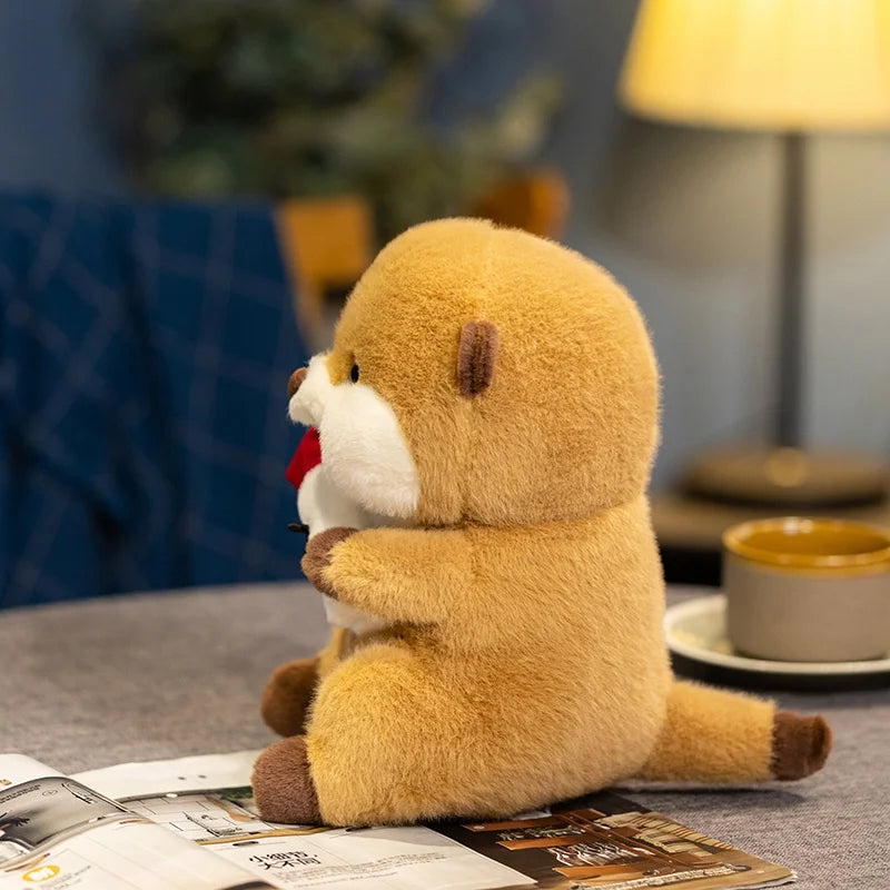 Doudou Loutre avec Rose - vue 7
