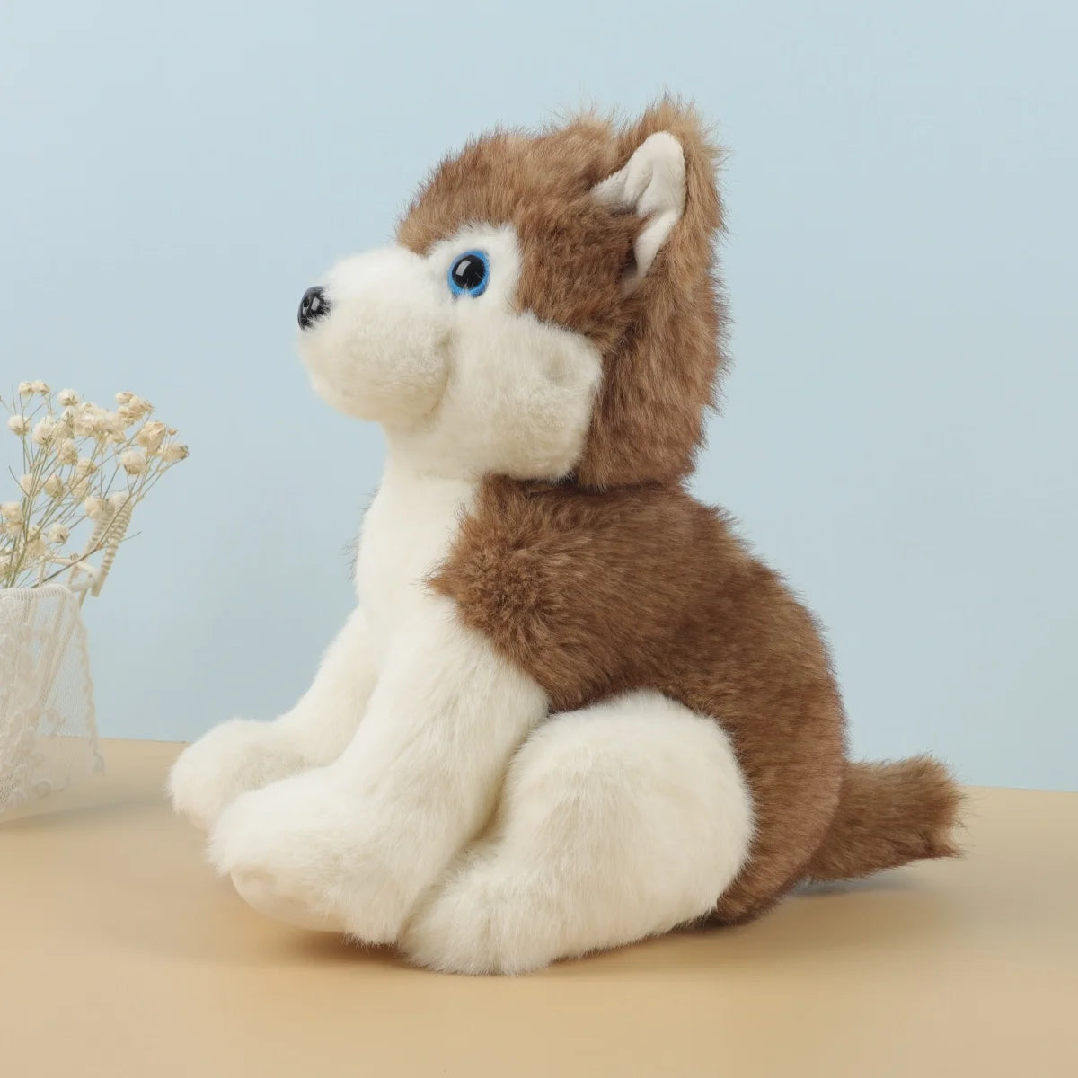 Peluche Husky Marron - vue 3