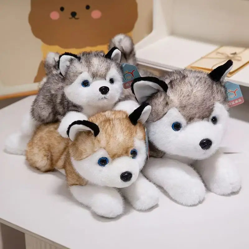 Peluche Husky Couché - vue 3