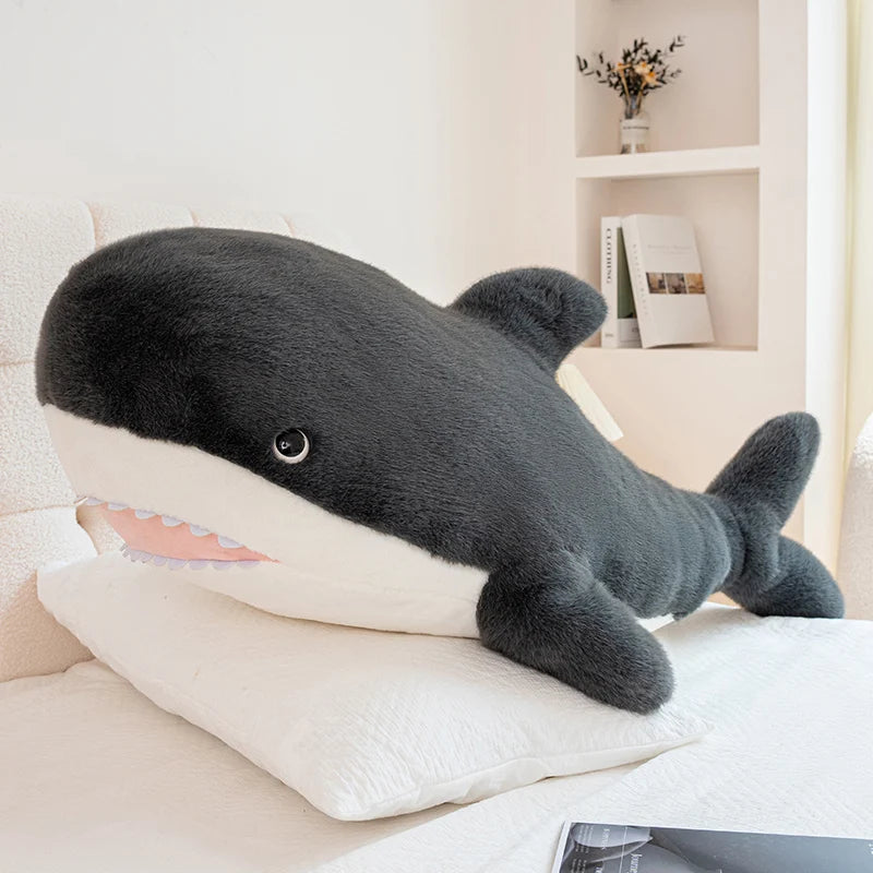 Peluche Requin Noir - 50 Cm - vue 2