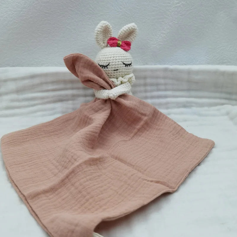 Peluche Lapin Plat pour Bébé - vue 2